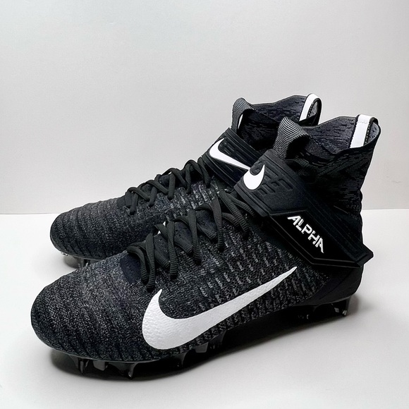 Nike Alpha Menace Elite 2 Men's Football Cleat in Black/Gray Size 11 - Picture 4 of 11